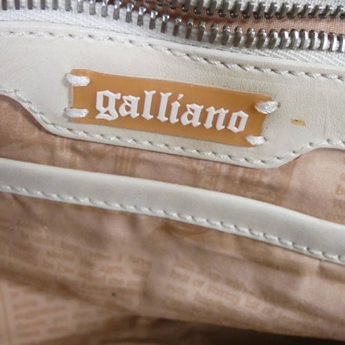 Borsa John Galliano Cherry Gazette giornale vintage Y2K borsetta Boston bag - Foto 4 di 20