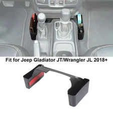 Center Gear Shift Storage Box Tray W/ Velvet Liner For Jeep Wrangler JL JT 2018+