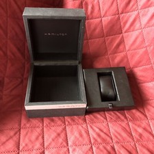 Orologio Hamilton Rara Scatola Presentazione Con Inserto Rimozione Regata Ferroviaria 👀wow