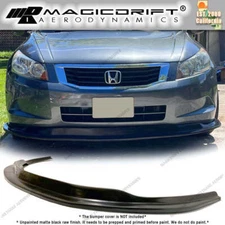 For 08 09 10 Honda Accord 4-cyl 4-Door MDA Style Front Bumper Splitter Lip JDM