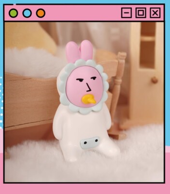PLZDOT Pink Rabbit “abstract” Series mini Blind Box Figure HOT