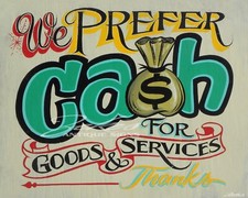 Tattoo Parlor Print-Poster ink art flash art decor print vintage cash
