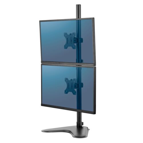 Fellowes Dual Stacking Monitor Arm - Seasa Freestanding Monitor Mount for 8KG 32 - Imagen 1 de 6