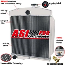 3 Rows Aluminum Radiator For 1959-1971 Jeep CJ3 CJ5 CJ6 MT 1955 Jeep Willys