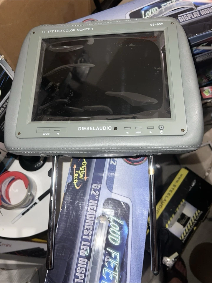 PERFORMANCE TEKNIQUE ICBM-9367 9.2TFT HEADREST  16:9 MONITOR REMOTE CONTROL Grey - Image 3 of 4