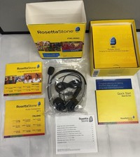 Rosetta Stone Italian Language Levels 1-5 Software Version 4 PC/Mac Open Box