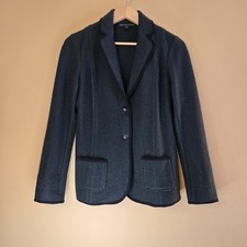 "346" Brooks Brothers Dark Green Wool Blend Medium Button Jacket Blazer Academia