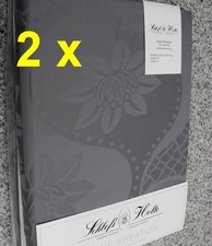 Bettwäsche 135x200 4tlg = 2 Garnituren Damast w Mako-Satin Dormisette NEU+OVP