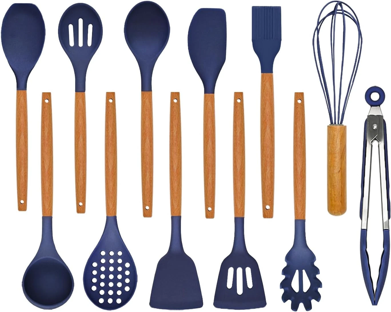 Kitchen Utensils Set - Silicone Cooking Utensils Set - 12 Pcs for Cooking, Spatu
Opens in a new wind