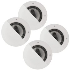 Acoustic Audio CSic64 Frameless In Ceiling Speakers with 6.5" Woofers 2 Pair