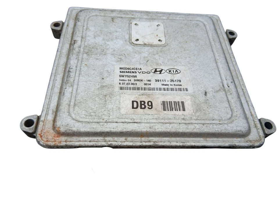 Módulo de control del motor Kia Optima 2006-2008 ECU ECM PCM 39111-25170 Foto 3 de 4