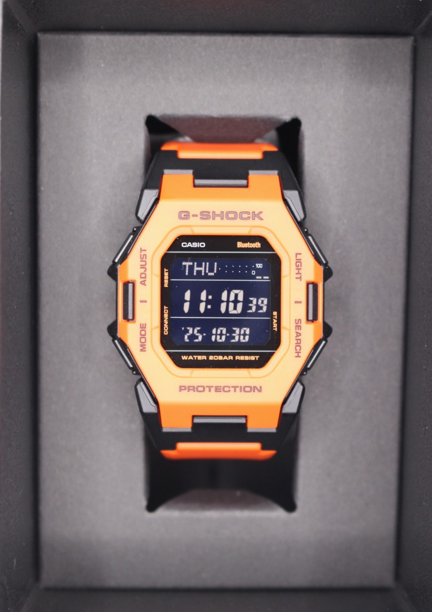 CASIO G-SHOCK GD-B500FL-4JF Orange Minimal Bluetooth Digital Men