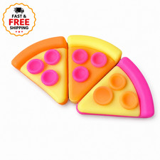 Pizza Slice Squishy Toy Soft Slow Rising Stress Relief Fidget Squeeze 1 Piece