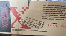 New Open Box Sealed Bag Genuine OEM Xerox 106R462 Black Toner Phaser 3400 