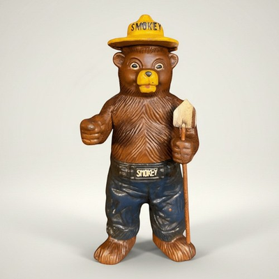 #ad #ad Wilderness Bear 1944 Cast Iron Coin Bank $69.99