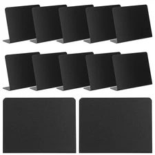  12 Pcs Message Display Board Chalkboard Tabletop Sign Desktop Signs