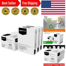 30% Recycled 20 lb White Copy Paper, 3 Ream Case - 1500 Sheets Bright White