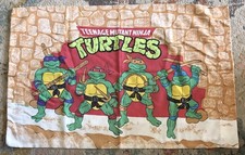 VTG 1988 Mirage Studios Teenage Mutant Ninja Turtles Twin Sheet 3 pc Set TMNT