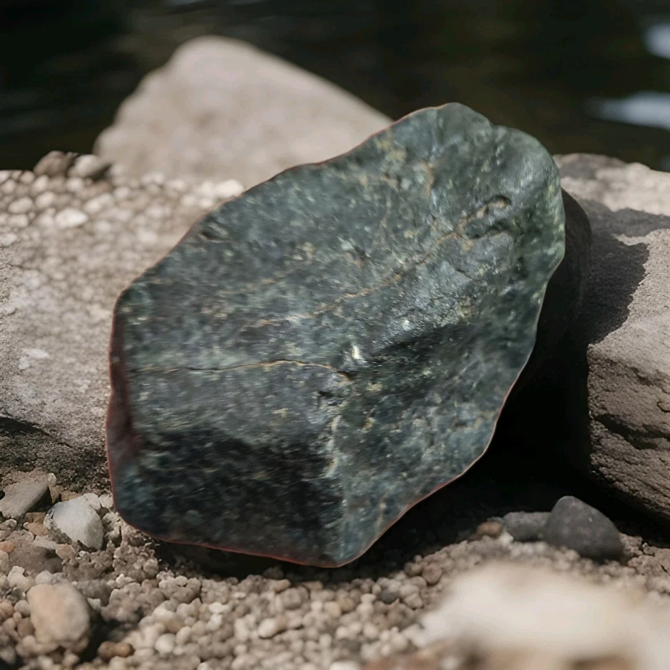 192 Grams Emerald Green Oregon Jade - Image 4 of 4