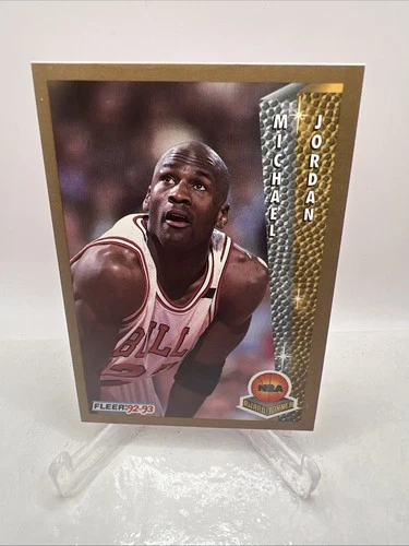 1992-93 Fleer NBA Award Winner Basketball Card #246 Michael Jordan Bulls HOF