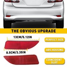 Bumper Lamp Reflector Light For Toyota Corolla 2011 2012 2013 Left or Right EXC
