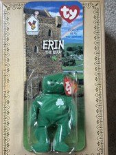 TY BEANIE BABY  ERIN  BEAR 1999-MCDONALD  S New In Package NOS