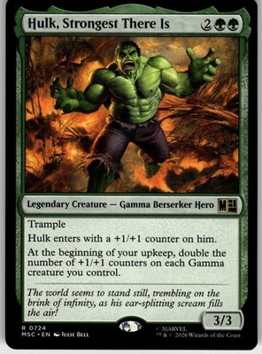 Hulk, Strongest There Is 724 - Magic: The Gathering MSC - NM