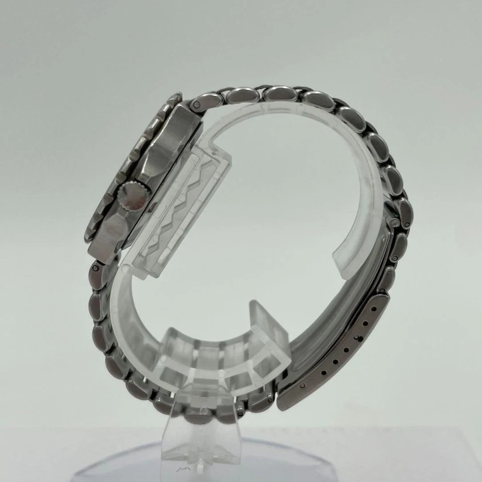 LONGINES Conquest Men Round Watch Stainless Used Working Black Dial Quartz JP - Image 2 of 4