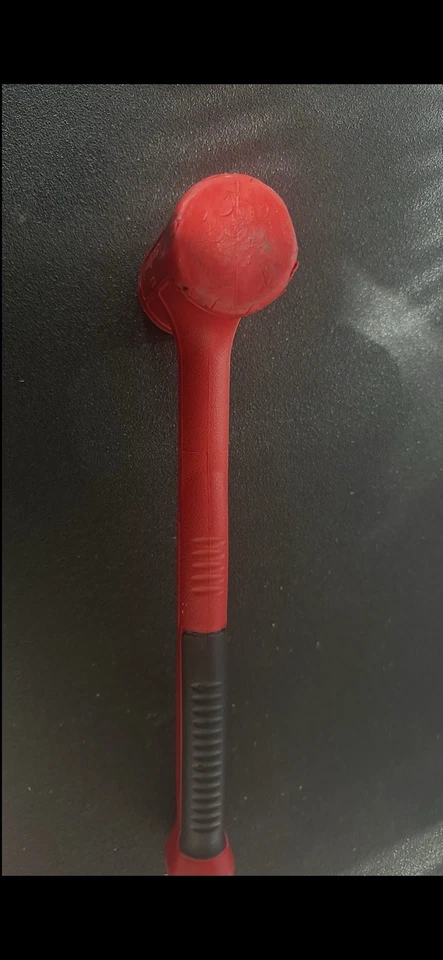 Martillo soplado muerto Snap-on 32 oz agarre suave HBFE32 rojo Foto 4 de 4