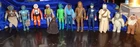 1977-80 Star Wars Lot of 12 Kenner Vintage Action Figures in a Star Case