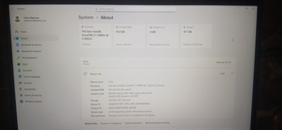 Intel Core i7-11800H Gaming Laptop 16GB RAM RTX 3060 Backlit HDMI Black