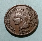 ■ 1890 INDIAN PENNY ONE CENT ☐ Cull