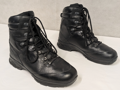 HAIX Commander Goretex Black Leather Boots Size UK 10 - Bundeswehr
