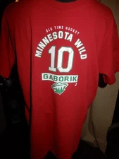 Minnesota Wild Gaborik T Shirt Size L Old Time Sports