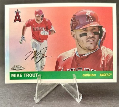 2025 Topps Chrome Platinum Mike Trout SSP Image Variation 938 Code #1 Angels