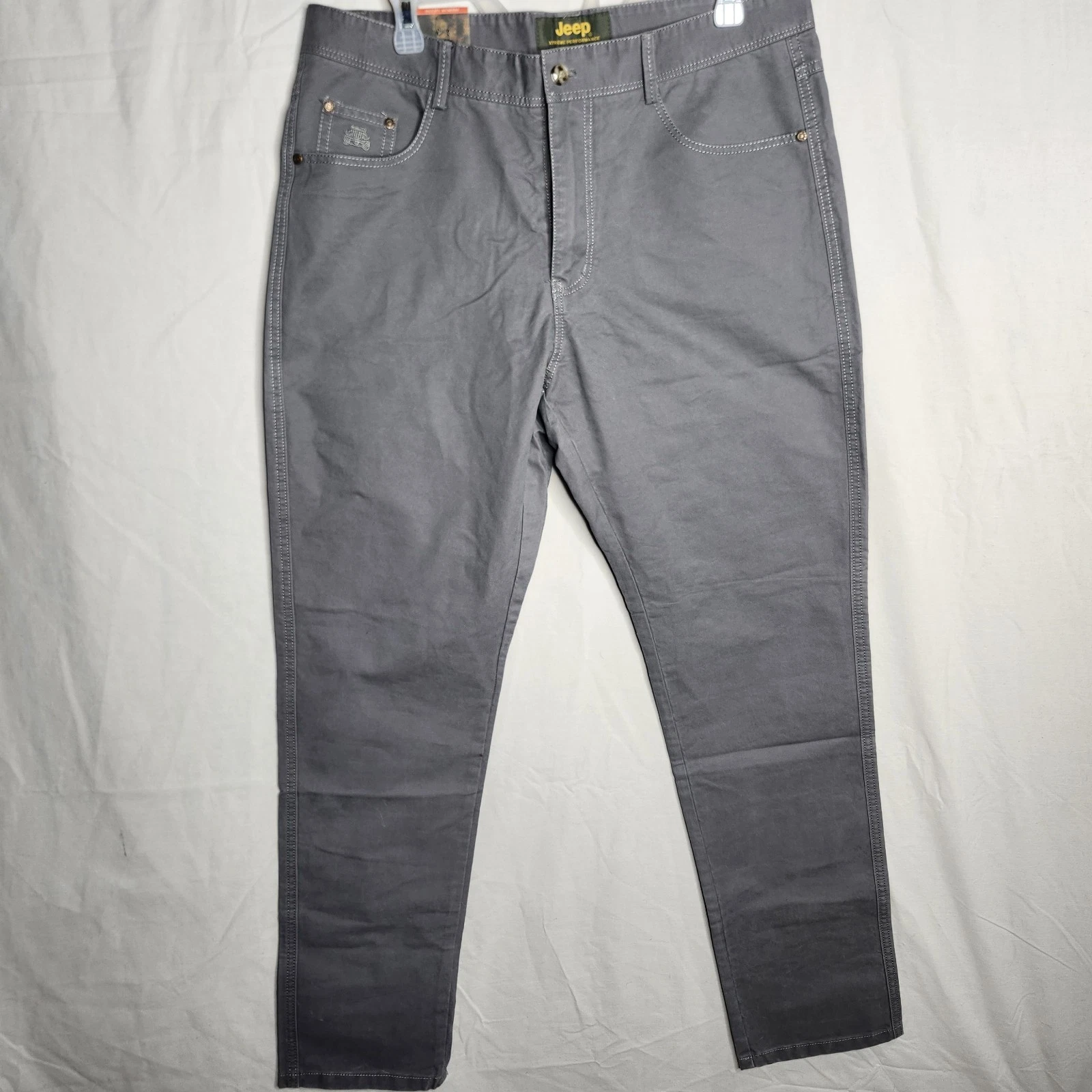 Jeep Xtreme Performance Lightweight Men’s Pants Size 36x32 Grey New With Tag