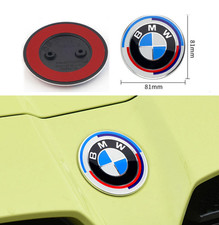 Nur F�r BMW 5series  Emble-m 50 Jahre M 82mm Logo Vorne Motorhaube