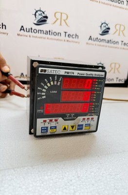 SATEC PM174 Power Quality Analyzer * TESTED OK * Working condition*