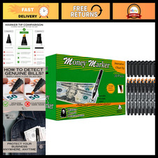 Counterfeit Money Detector Pen Set - 30 Pack, Detect Fake Bills Currency