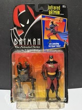 1993 SEALED Batman The Animated Series INFRARED BATMAN MOC Vintage Figure Kenner