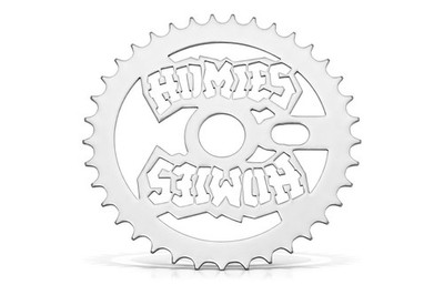 Lowrider Bicycle Laser Cut Mirror Chrome Double Homies 36T Custom Sprocket.