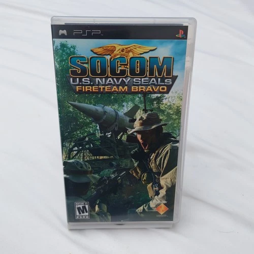 SOCOM US Navy Seals Fireteam Bravo (Sony PSP) Black Label CIB COMPLETE