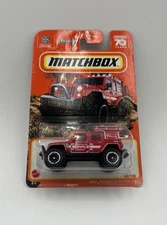Matchbox Jeep Wrangler Superlift 42/100 Red 70 Years