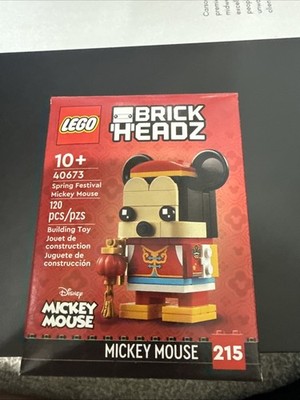 LEGO 40673 BRICKHEADZ Spring Festival Mickey Mouse New in Sealed Box