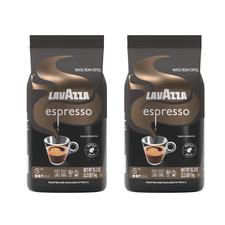 Lavazza Espresso Whole Bean Coffee Blend, Medium Roast ( 2-pk= 4.4 lb ) NEW 4.94 per pound