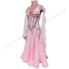 Handmade Dance Dress/Standard Ballroom Competition smooth Waltz Tango Costume