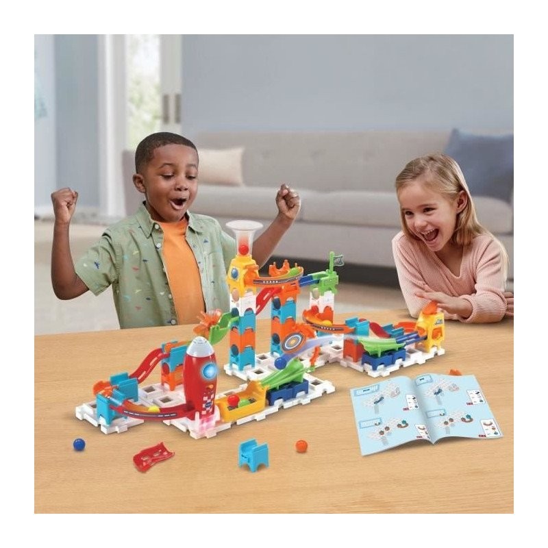 Circuit a billes Marble Rush Vtech S100 jeu de construction modulable avec rampe de lancement