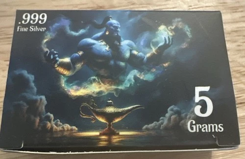 5g gram  .999 Fine Silver Genie Pan Silver Company