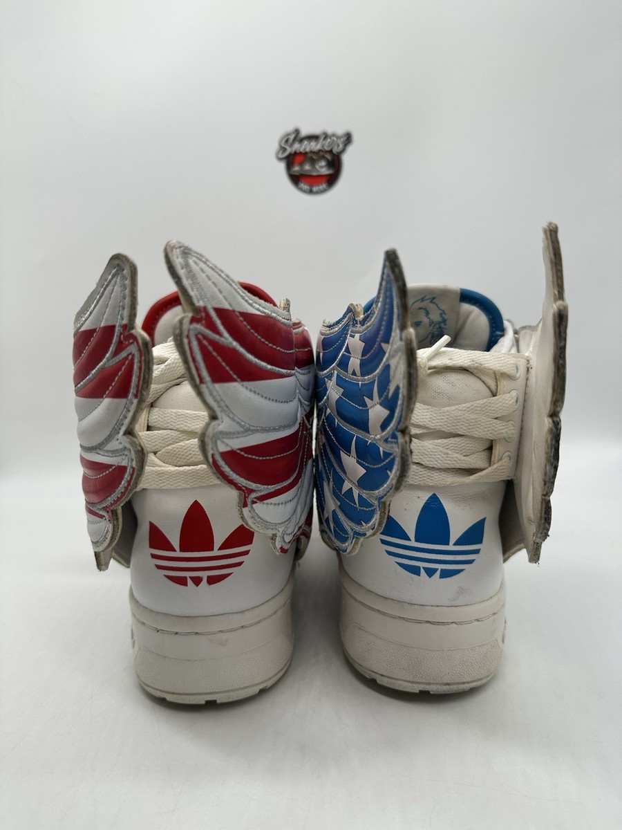 adidas × JEREMY SCOTT JP28.5cm US10 1/2 Adidas x Jeremy Scott wings 2.0 black Q23668 size 7.5 like