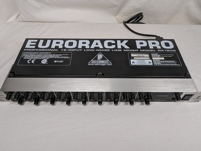 Behringer RX1602 Eurorack Pro Professional 16-Input Low-Noise Line Mixer